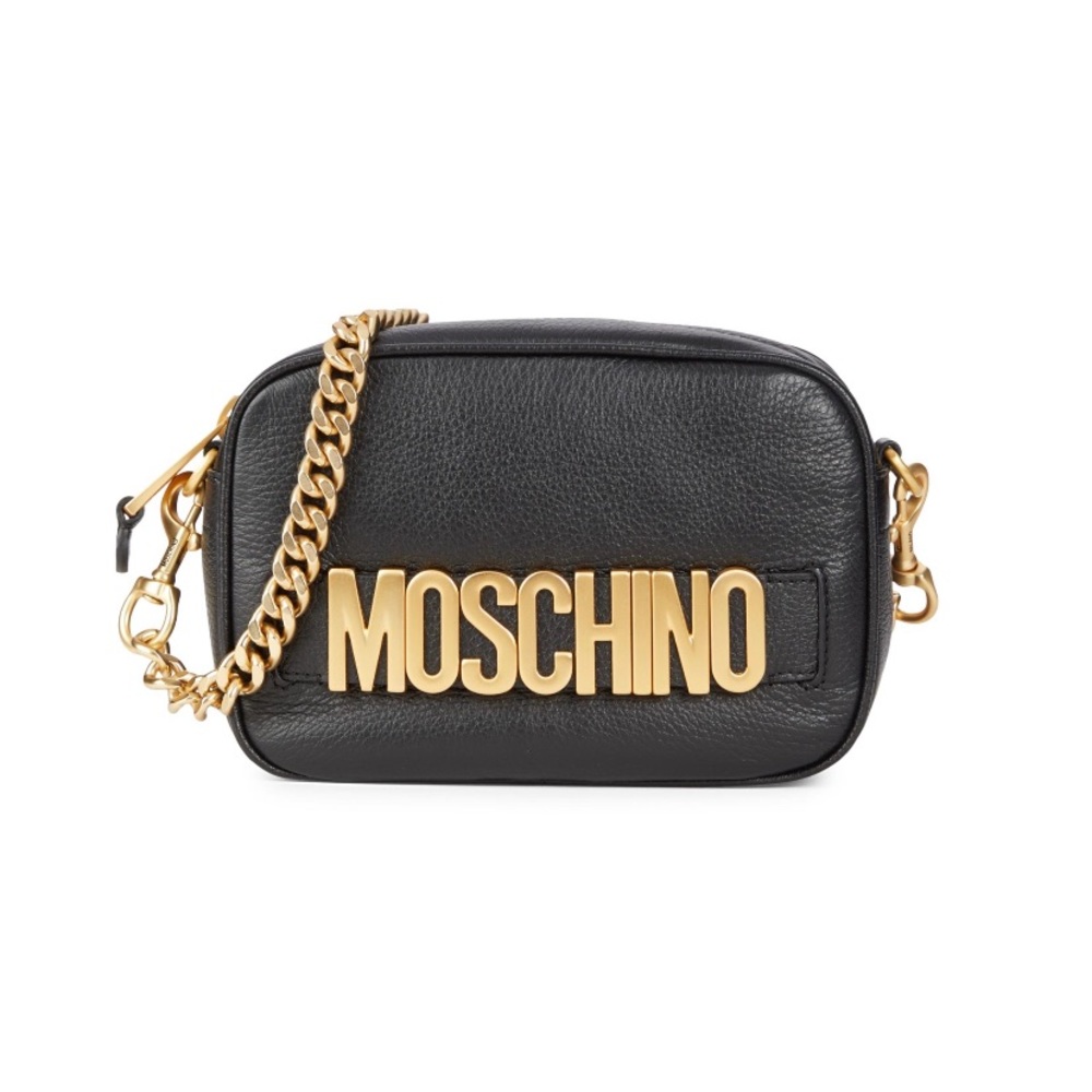 Moschino Leather Logo Cross Body